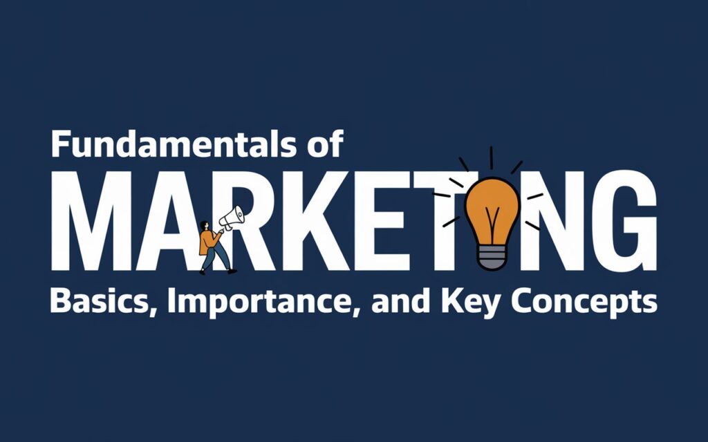 Fundamentals of Marketing: Basics, Importance, and Key Concepts