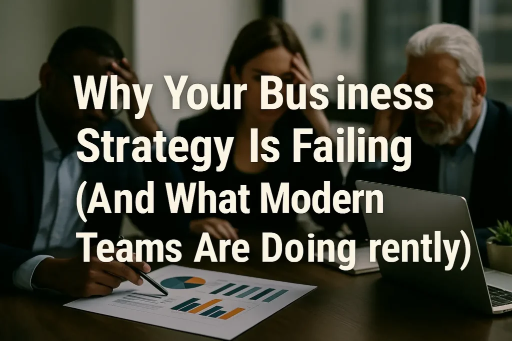 Why Your Business Strategy Is Failing (And What Modern Teams Are Doing Differently)